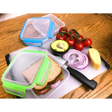 Snap Fresh Fun Size Sandwich Containers - Reusable & BPA Free