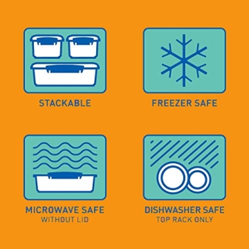 Snap Fresh Fun Size Sandwich Containers - Reusable & BPA Free