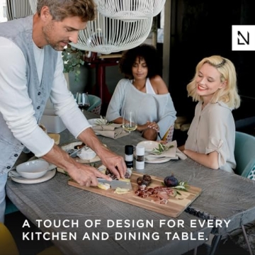 LARS NYSØM Salt and Pepper Grinder Set with Adjustable Mill