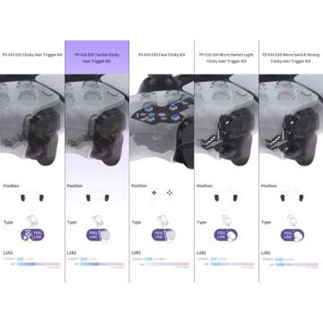 eXtremeRate Clicky Hair Trigger Kit for PS5 Controllers
