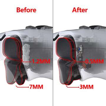 eXtremeRate Clicky Hair Trigger Kit for PS5 Controllers