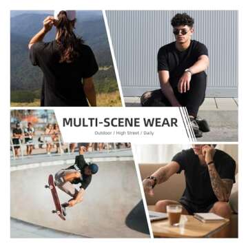 Men's Not Kendrick Music Lamar Like Us Shirt Crew Neck Short Sleeve T Shirts, Oversized Wicking Cotton Tees Top Shirt for Men, Personalized Streetwear Custom Tees Top Medium Black