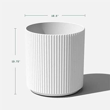 Stylish Veradek Demi Planter for Indoor and Outdoor Use