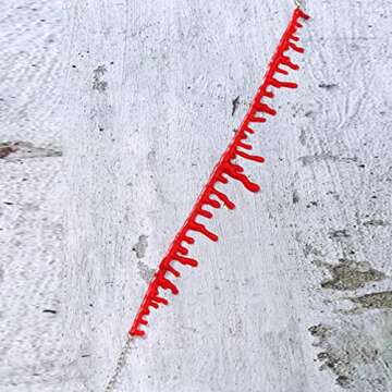 yaozeio Dripping Blood Choker Halloween Necklace for Women Vampire Costume Accessories Slit Throat Bloody Choker Necklace for Halloween Party Favors for Adults 2Pcs