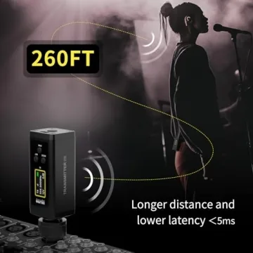 HHLPRO UHF Wireless IEM System 260FT Range 26 Channels