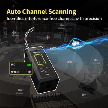 HHLPRO UHF Wireless IEM System 260FT Range 26 Channels