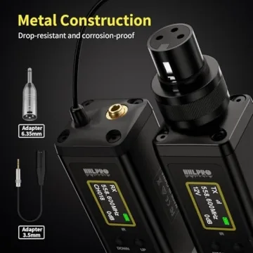 HHLPRO UHF Wireless IEM System 260FT Range 26 Channels
