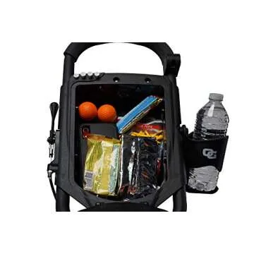 OMADA GOLF Trilite Golf Push Cart, Lightweight & Durable, Aircraft-Grade Aluminum Frame, White/Black, for Adults