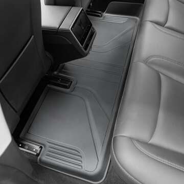 SUPER LINER Floor Mats Compatible with 2024 2025 Tesla Model 3 Highland Custom Fit All-Weather Cargo Liner Rear Cargo Tray Trunk Floor Mat Interior Accessories -Regular Coverage B