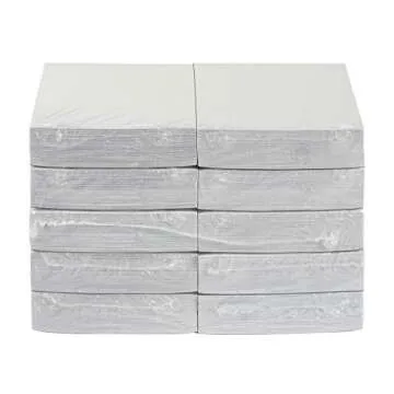 Amazon Basics Blank Index Cards, 1000 Count, 10 Pack of 100, White, 3" x 5"