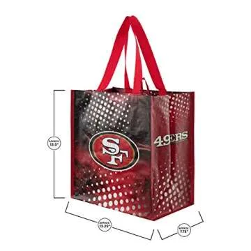 FOCO NFL Reusable Grocery Totes for Team Spirit