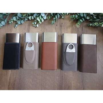 Cigar Case , personalized engraved cigar holders and cutter