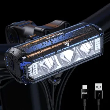 3 LED Bike Light - 1200 Lumen Super Bright Headlight for Night Riding