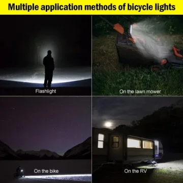 Super Bright 1200 Lumen Bike Light, USB-C & Waterproof
