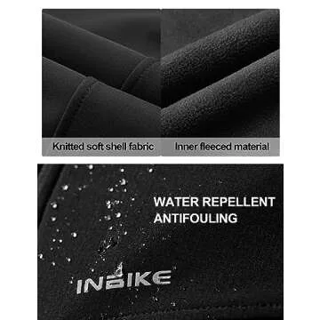 INBIKE Men's Winter Windproof Jacket with Hooded Design