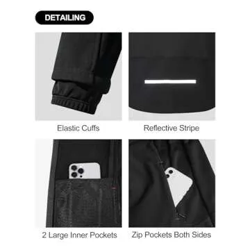 INBIKE Men's Winter Windproof Jacket with Hooded Design