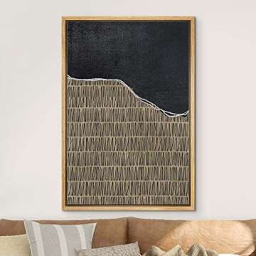 IDEA4WALL 16x24 Modern Framed Art for Home & Office