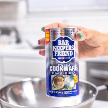 Bar Keepers Friend Stainless Steel Cleaner & Degreaser for Cookware