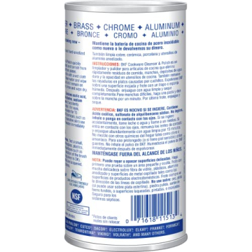 Bar Keepers Friend Stainless Steel Cleaner & Degreaser for Cookware