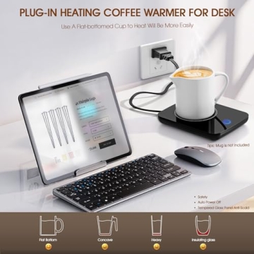 Misby Mug Warmer - Coffee Cup Warmer with Auto Shut Off