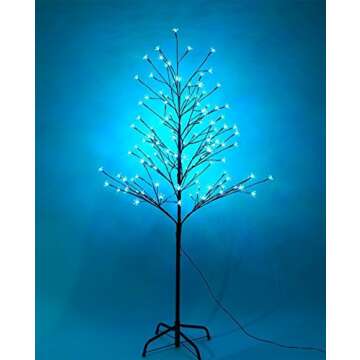 Lightshare 5ft Cherry Blossom Lighted Tree with Remote