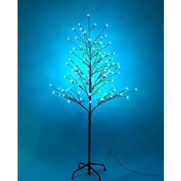 Lightshare 5ft Cherry Blossom Lighted Tree with Remote