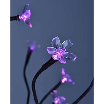 Lightshare 5ft Cherry Blossom Lighted Tree with Remote