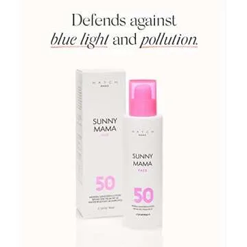 HATCH Collection | Sunny Mama Face Sunscreen | Mineral Sunscreen Broad Spectrum SPF 50, Pregnancy Safe, SPF For Face