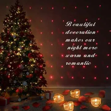 Silk Rose Petals with Candles Set for Romance