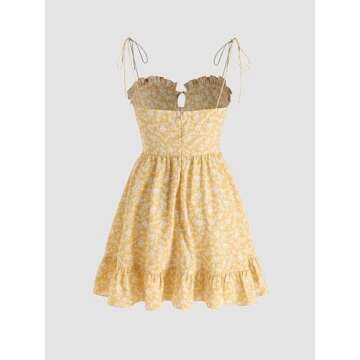 CIDER Summer Floral Sundress for Casual Outings