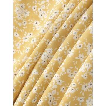 CIDER Summer Floral Sundress for Casual Outings