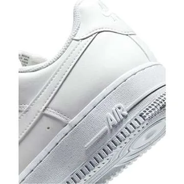 Nike Women's Basketball Shoe, White/White/Black, 8.5
