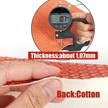 LOTOFUN Braided Faux Leather Sheets - 8Pcs DIY Craft Set