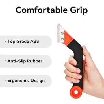 Necamocu 2 Pack Grout Removal Tool, Long-Lasting Saw Angled Tile Grout Remover with 6 Replacement Blades, Grout Scraping Rake for Cleaning Ceramic Tile Joints and Corners