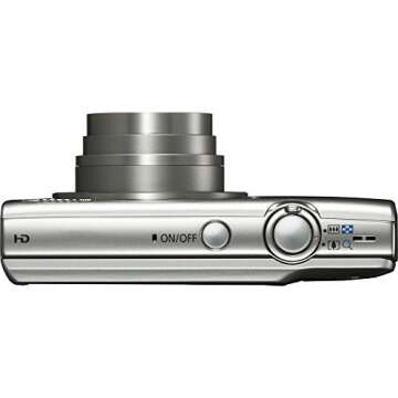 Canon PowerShot ELPH 180 20MP 8x Optical Zoom HD Video Digital Camera (1093C001B) - (Renewed)