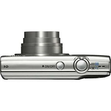 Canon PowerShot ELPH 180 20MP 8x Optical Zoom HD Video Digital Camera (1093C001B) - (Renewed)