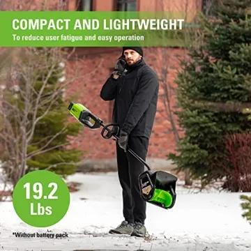 Greenworks 80V 12" Cordless Snow Shovel - Power & Ease