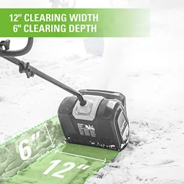 Greenworks 80V 12" Cordless Snow Shovel - Power & Ease