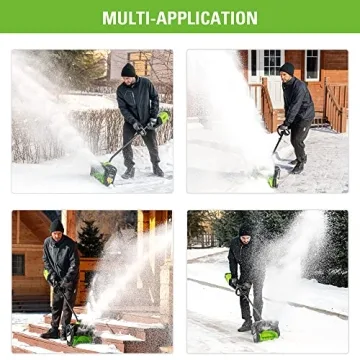 Greenworks 80V 12" Cordless Snow Shovel - Power & Ease
