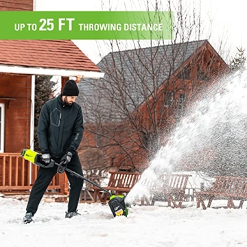 Greenworks 80V 12" Cordless Snow Shovel - Power & Ease