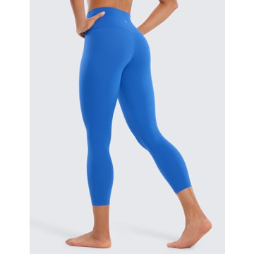 CRZ YOGA Soft High Waisted Capris for Yoga & Lounge