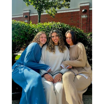 ZESICA Women's Casual Sweater Set - Cozy & Stylish Lounge Outfits