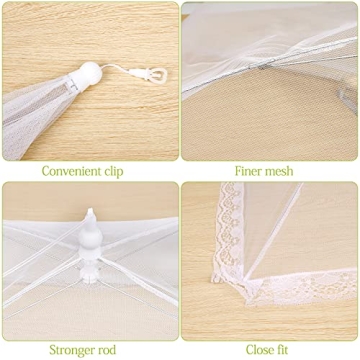 8 Pack Food Cover Tent Set for Outdoor Events and Picnics