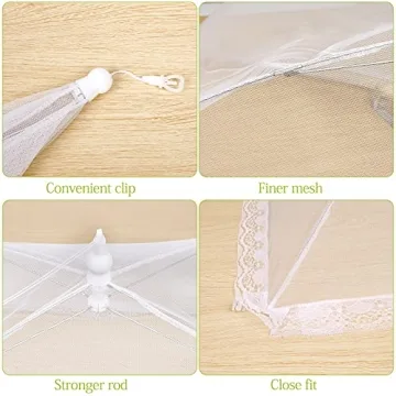 8 Pack Food Cover Tent Set for Outdoor Events and Picnics