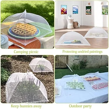 8 Pack Food Cover Tent Set for Outdoor Events and Picnics
