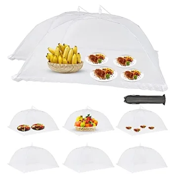 8 Pack Food Cover Tent Set for Outdoor Events and Picnics