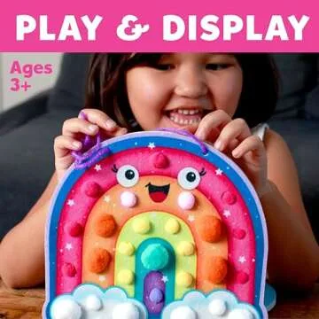 Creativity for Kids Pom Pom Pictures: Magical - Rainbow and Unicorn - Preschool and Toddler Crafts, Gifts for Ages 3+