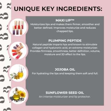 Rinna Beauty Larger Than Life Lip Plumping Oil - Bright Bombshell - Moisturizes & Hydrates Lips - Natural Plumping Over Time - Vegan, Cruelty-Free, & Paraben-Free 0.3 Fl Oz