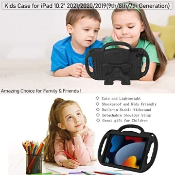 LTROP Kids iPad Case 10.2 - Durable & Fun Protection