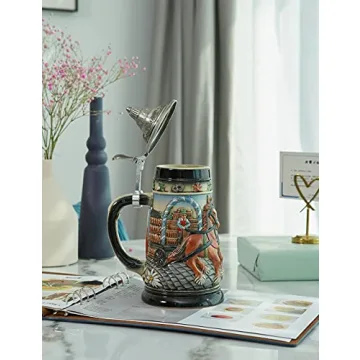 HAUCOZE German Beer Stein Mug - Perfect for Oktoberfest